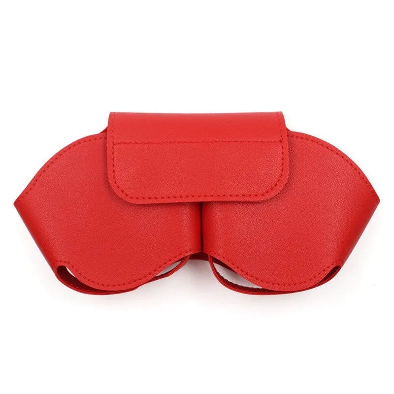 AirPods Max protective leather case in black, red, white, green, and blue colour options