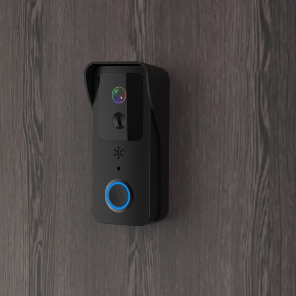 Smart home waterproof visual doorbell with HD camera and remote intercom functionality