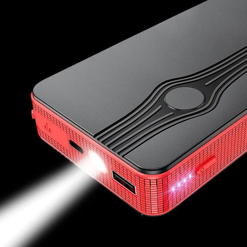 K4-E automobile emergency starting power supply with polymer cells for vehicle jump starting and USB charging
