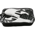 Black and white children's martial arts training shoes with soft bottom and widened design