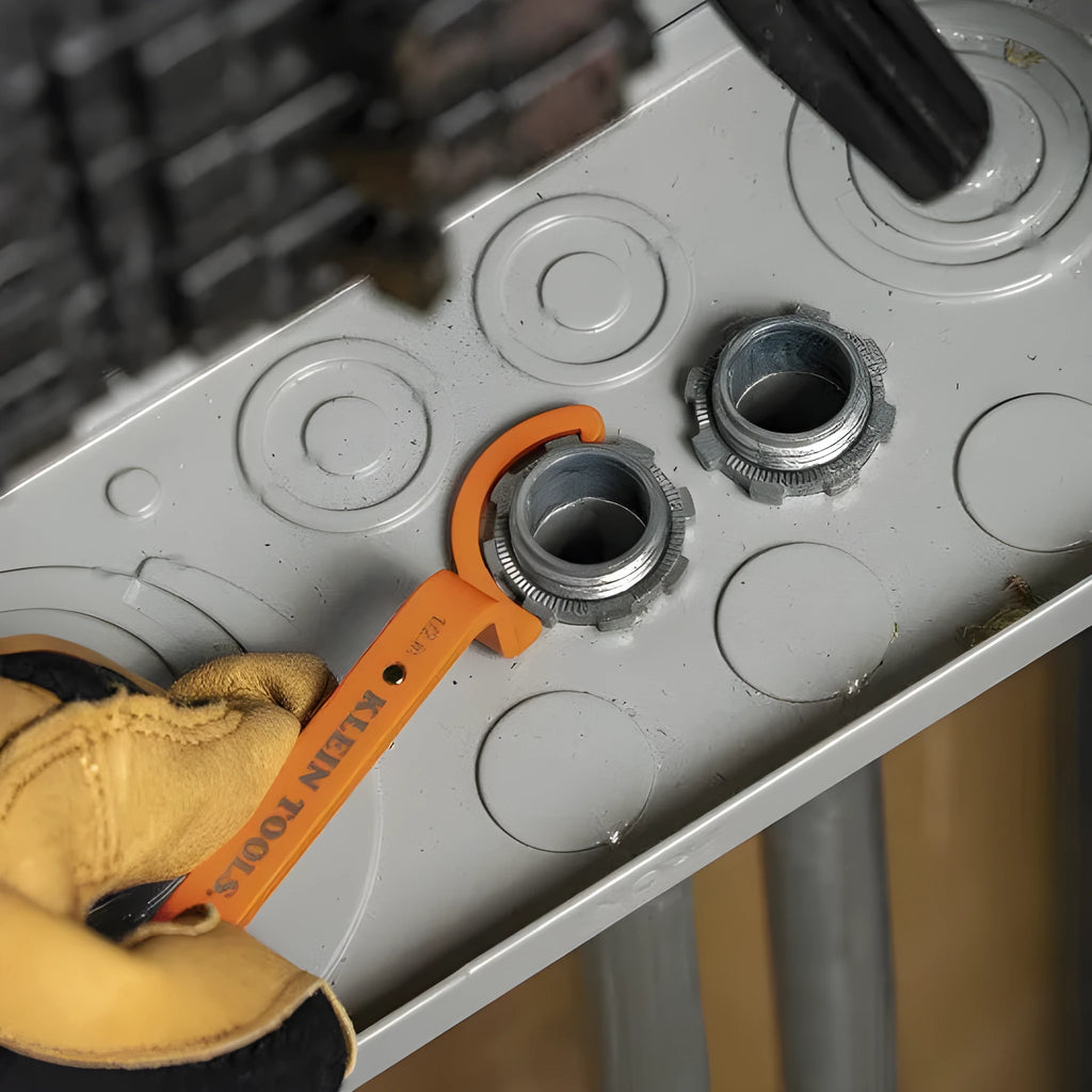 Three wrench set showing orange crescent, grey magnetic suction and black catheter locking designs with H251 model marking