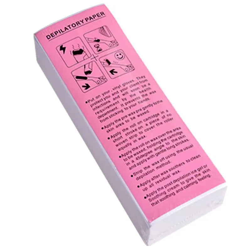 Non-woven fabric hair removal wax paper for wool tops depilation systems
