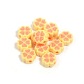 15mm acrylic four-leaf clover beads with frosted finish in various colours including rose red, pink, yellow, green, blue, purple