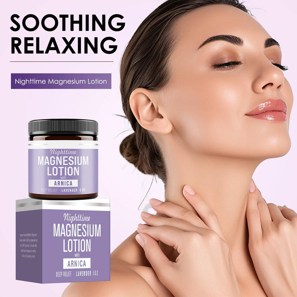 150ml magnesium body butter cream jar with shea butter and grape seed oil for skin moisturising