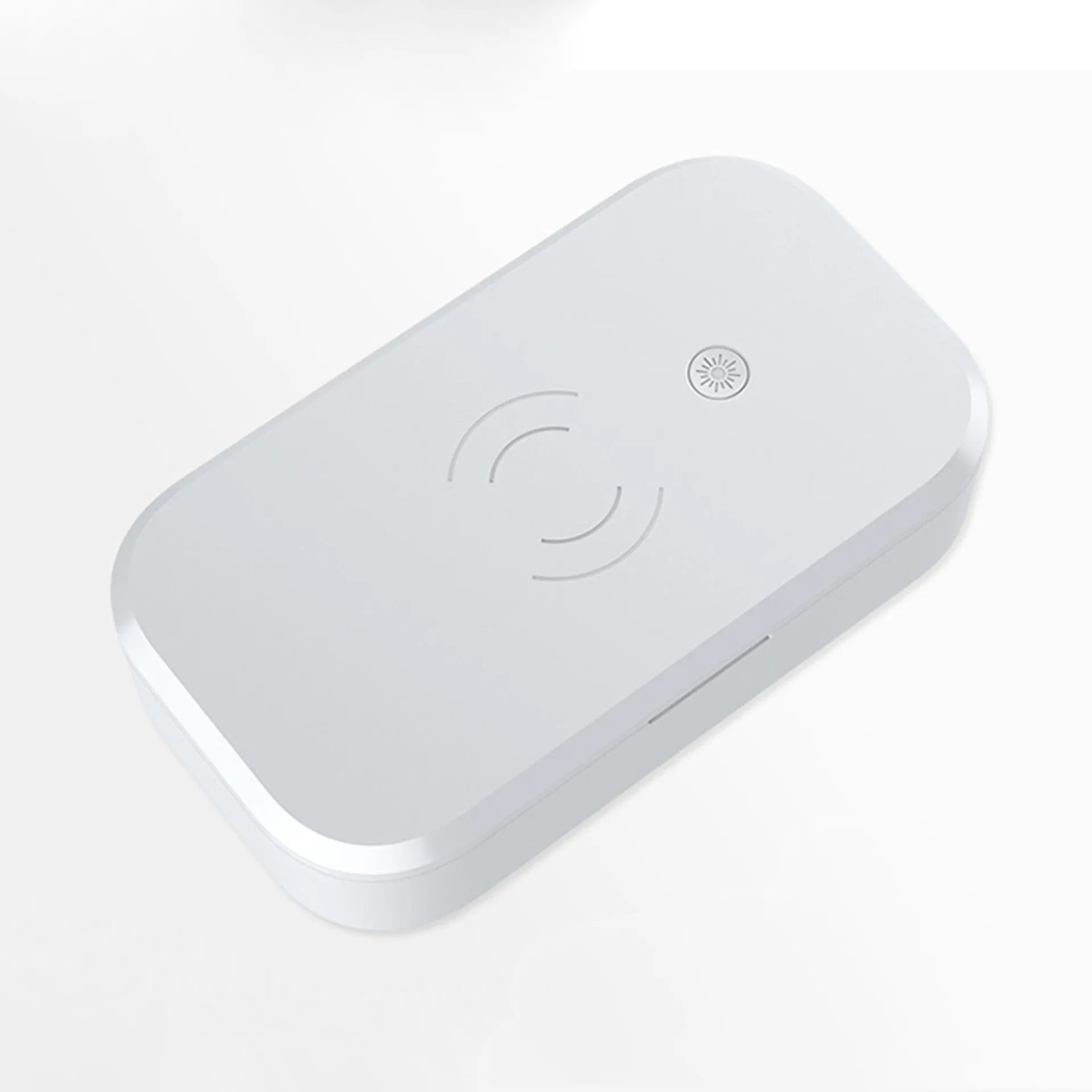 Ultraviolet disinfection box for nail art tools with wireless phone charging function in selected colour