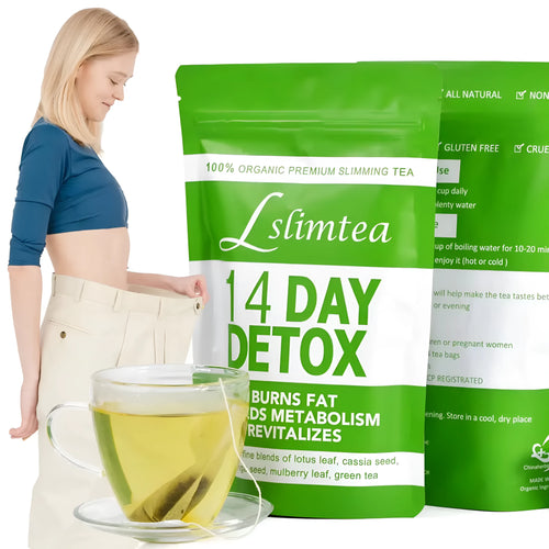 14 Days Herbal Detoxification Diet Tea pack with 14 individual 3g sachets