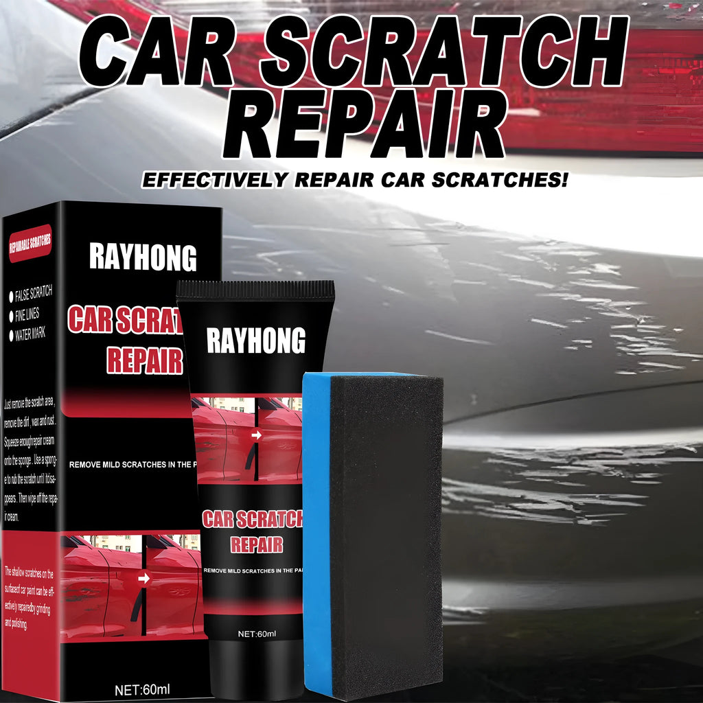 60ml car scratch repair wax bottle with applicator for paint surface maintenance