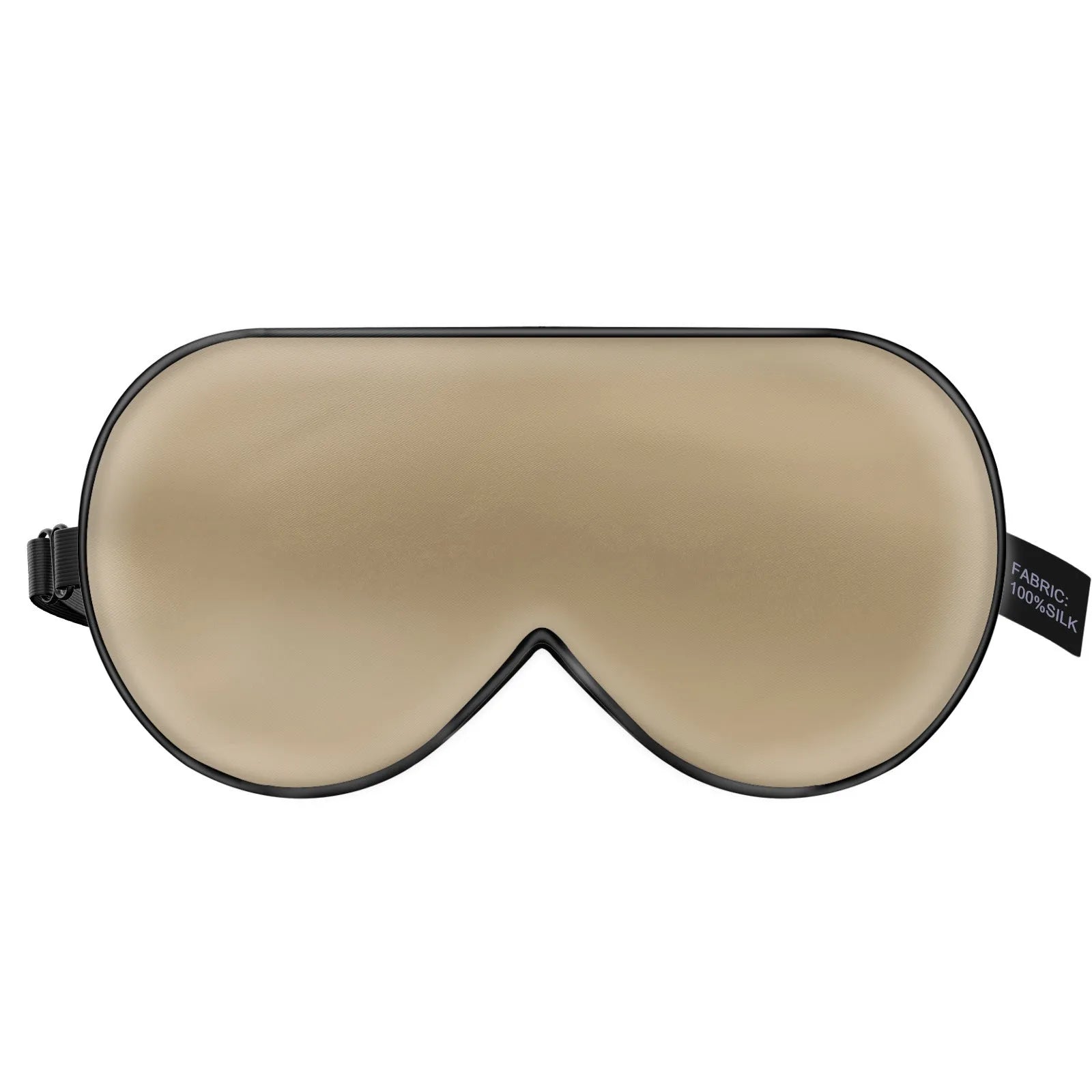 Double-sided mulberry silk eye mask with embroidered design in multiple colour options