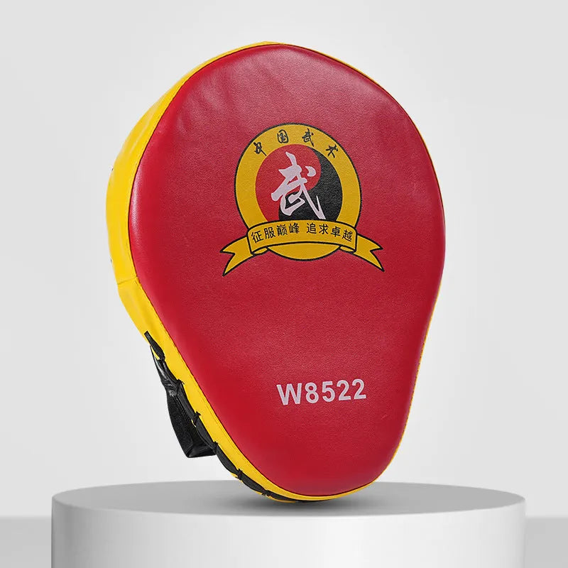 PU boxing target punch mitts for Sanda and Muay Thai training in multiple colour combinations