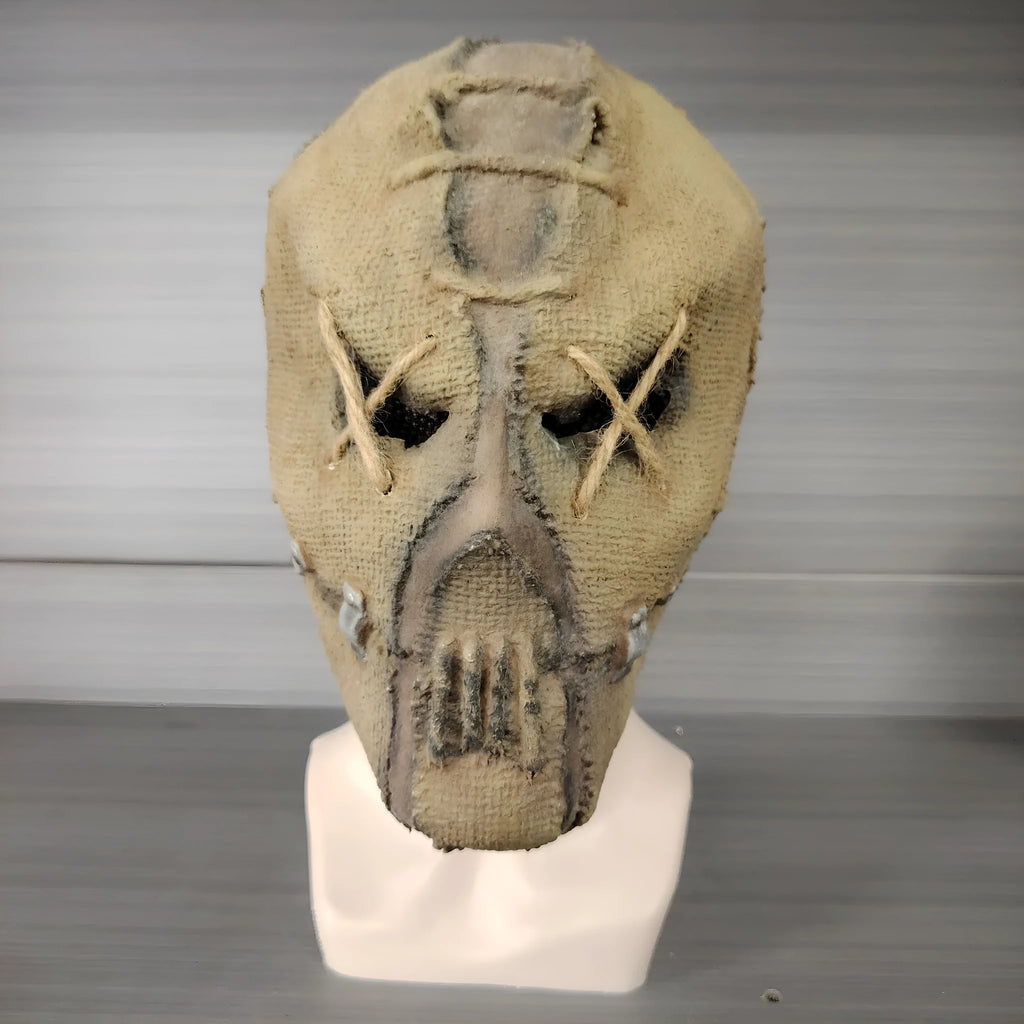 Latex horror mask with scar skull modelling for Halloween and costume events