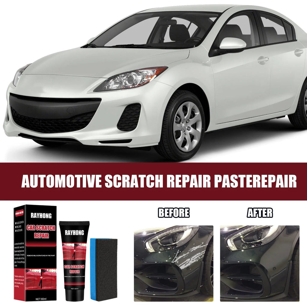60ml car scratch repair wax bottle with applicator for paint surface maintenance