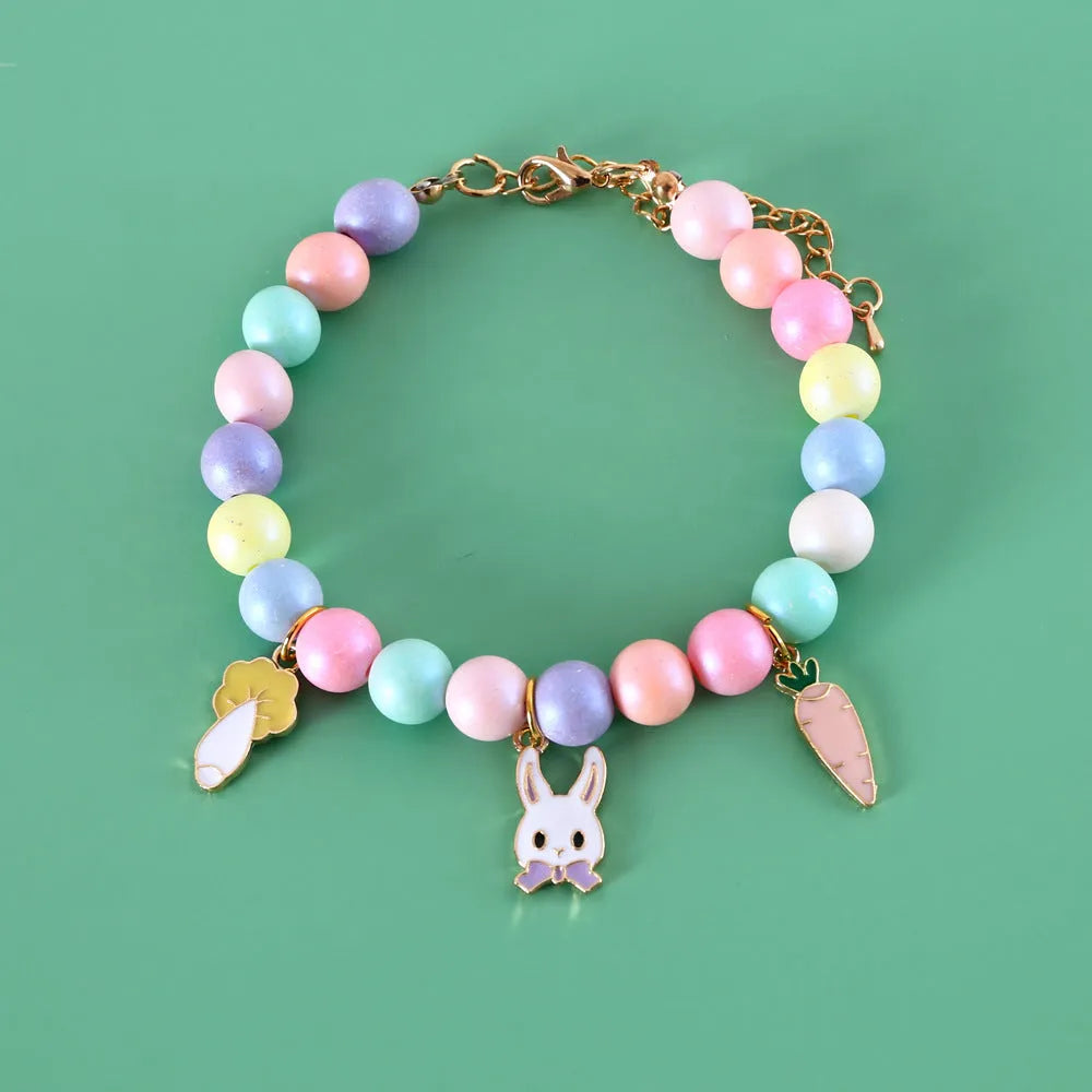 Adjustable pet headdress collar set in macaron colours with three sizing options