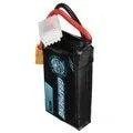 Black 7.4V 1200mAh lithium battery for RC remote control model cars and ships