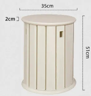 Stackable round metal dining stool in modern simplicity design with four colour options