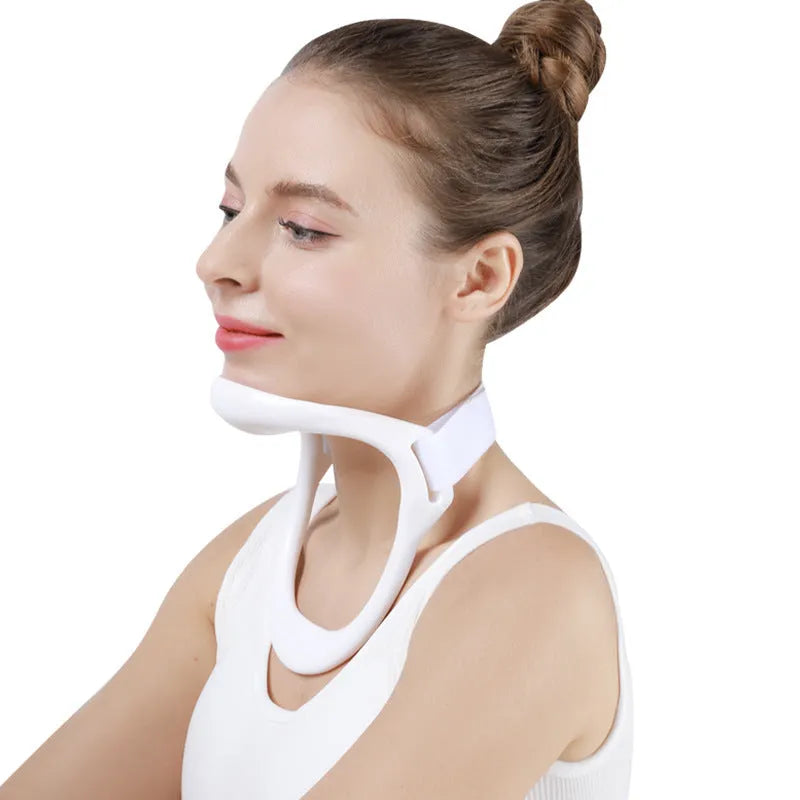 PP plastic cervical neck brace with shoulder forward support in multiple colour options