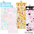 Colourful PVC waterproof cartoon stickers for agenda notebook and office stationery decoration
