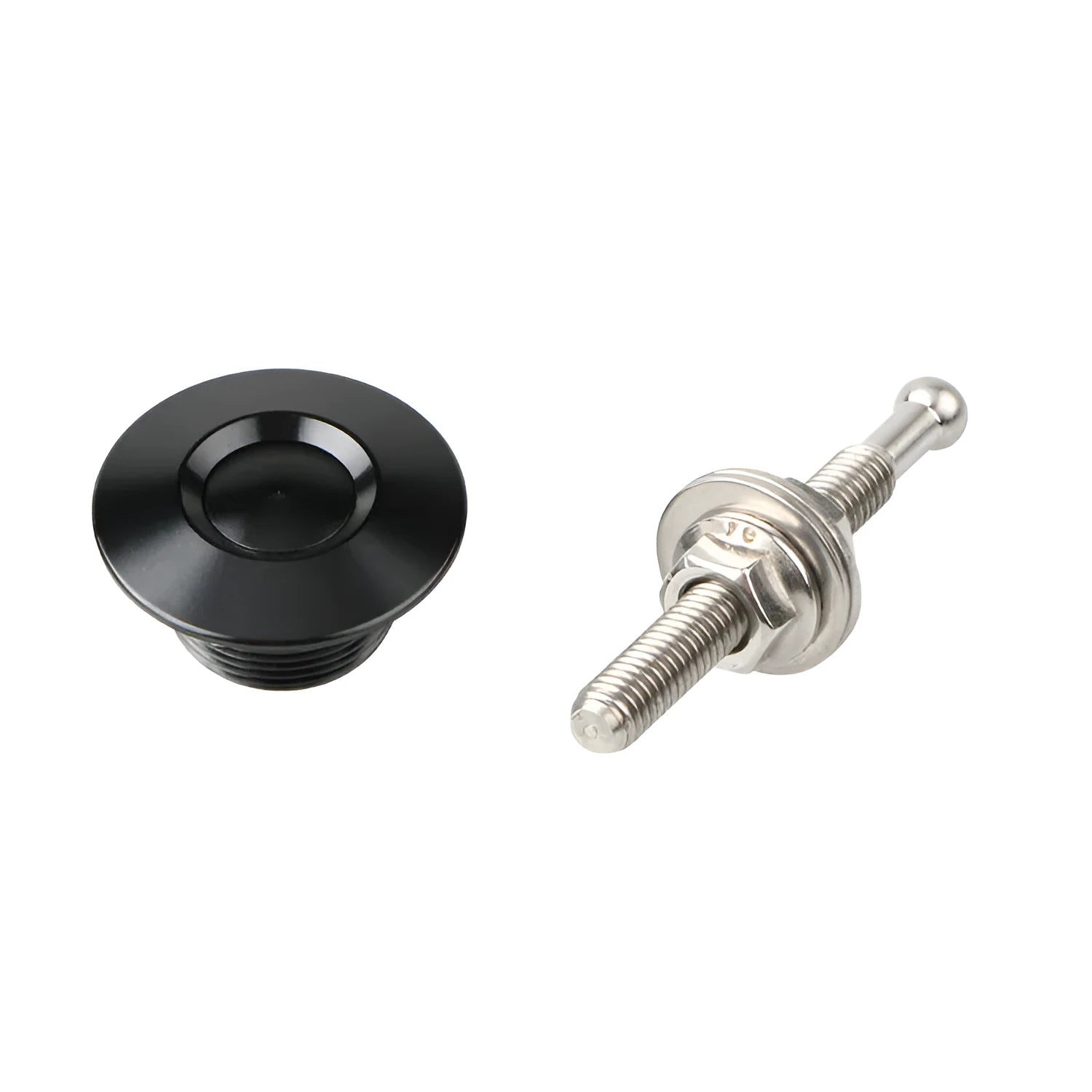 30mm diameter aluminium alloy engine cover lock with button head for modified vehicles