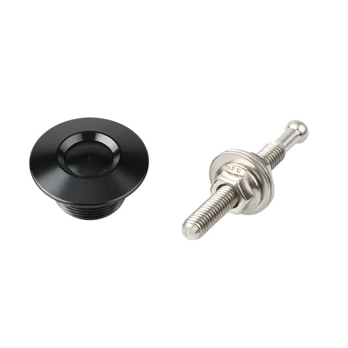 30mm diameter aluminium alloy engine cover lock with button head for modified vehicles