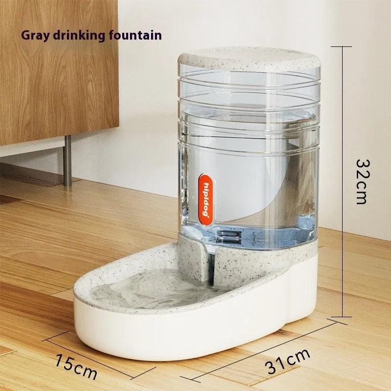 3.8 litre automatic pet water fountain feeder for cats and dogs in blue grey pink green colours