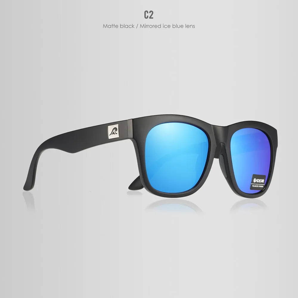 Polarised sunglasses with TAC lenses and PC frame for outdoor UV protection