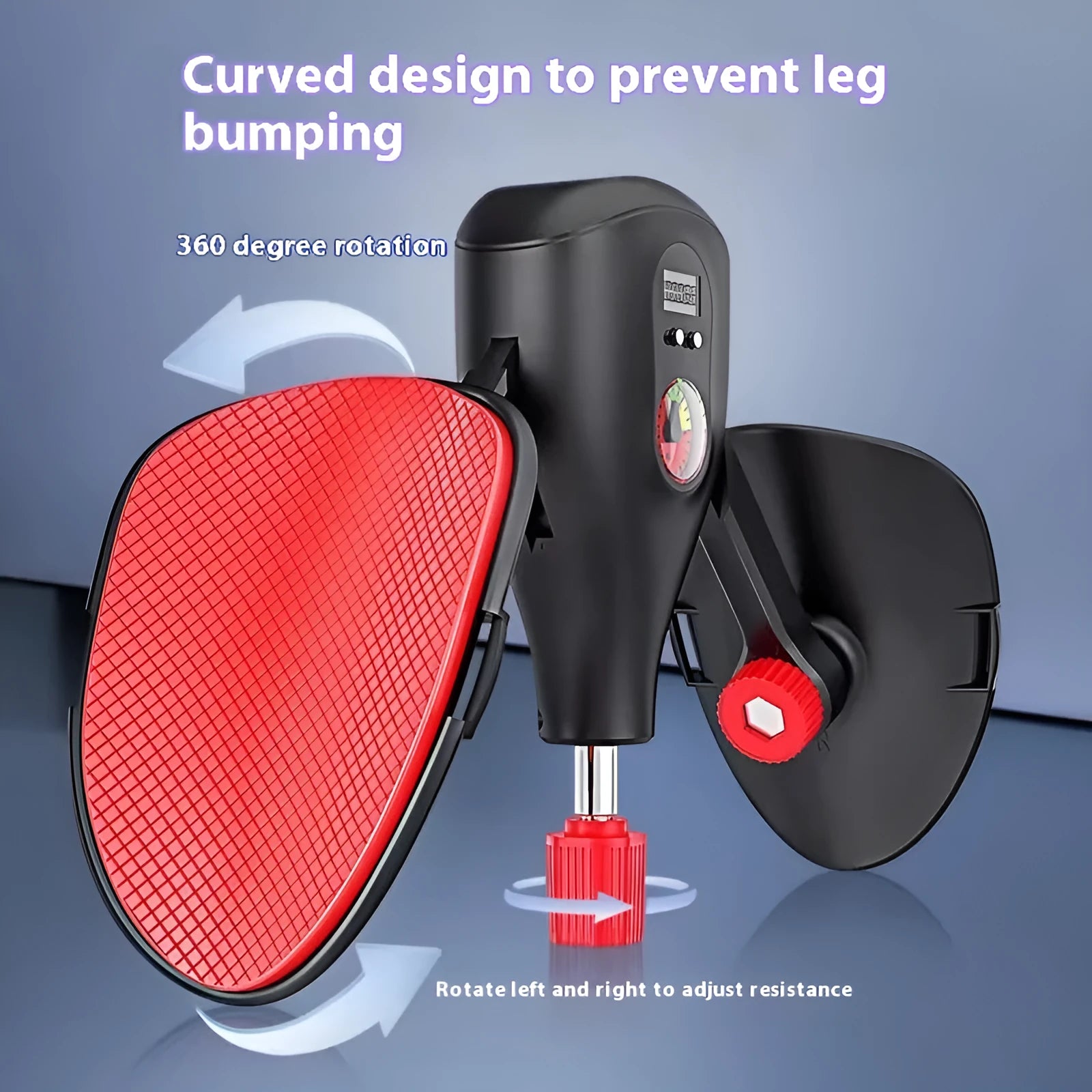 Men's black and grey Kegel trainer for PC muscle exercise with strap and handle options