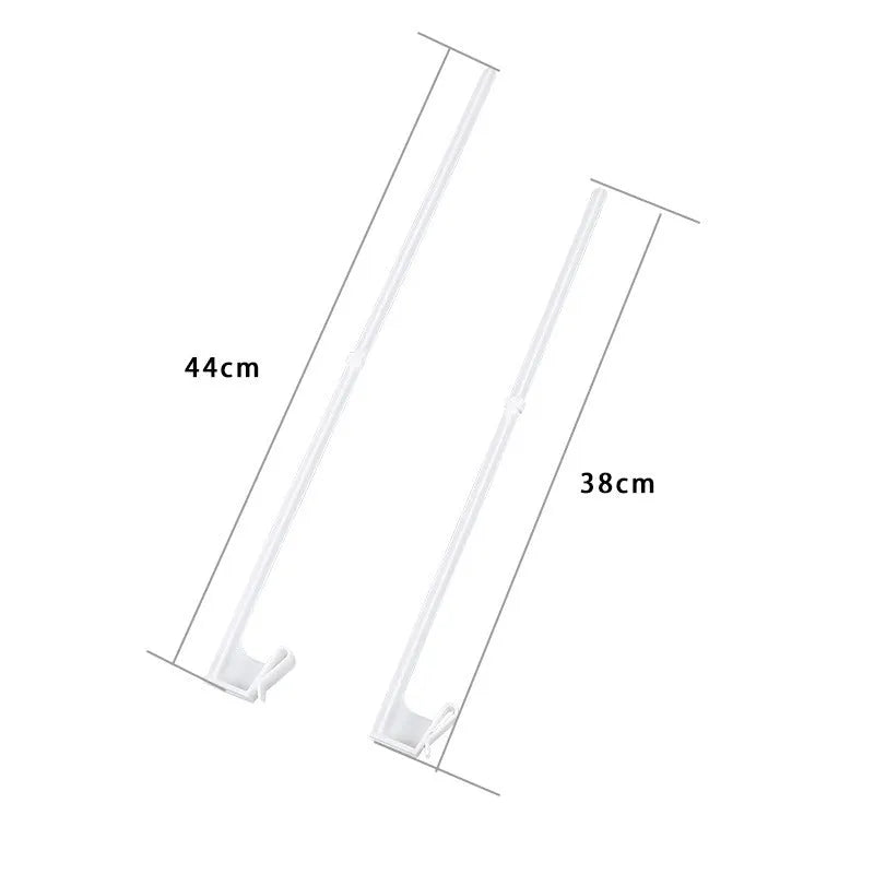 10 white PP plastic car window flag holder clips for vehicle flagpole mounting