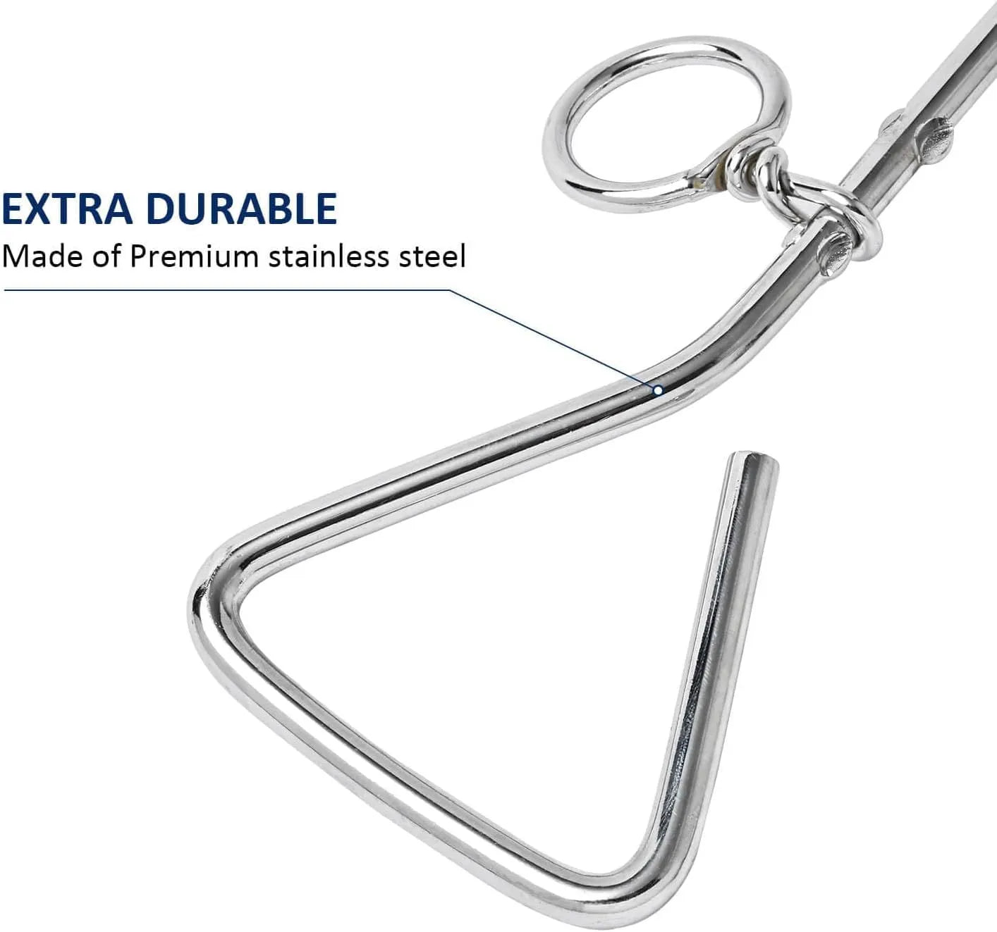 Spiral dog tie out stake anchor with rust-resistant steel construction measuring 40cm length