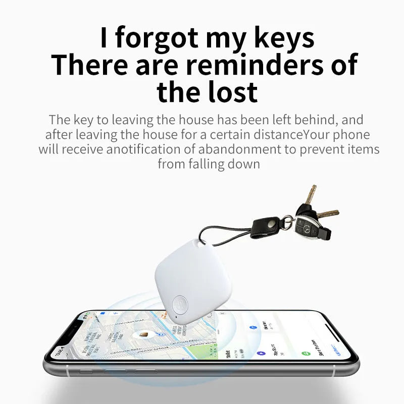 Small Diamond Global Locator Bluetooth tracker for keys and wallet in black, blue, green, pink, and white colours.