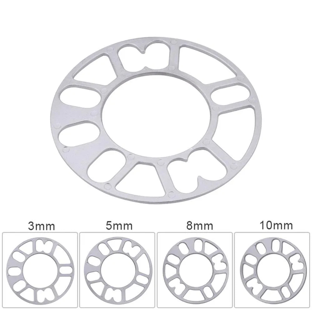 ET wheel spacer gasket for automotive hub modification in various thicknesses