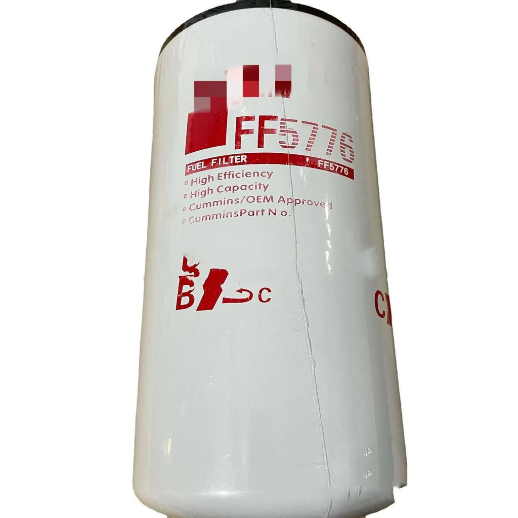 White metal diesel fuel filter element with folding construction for automotive engine systems