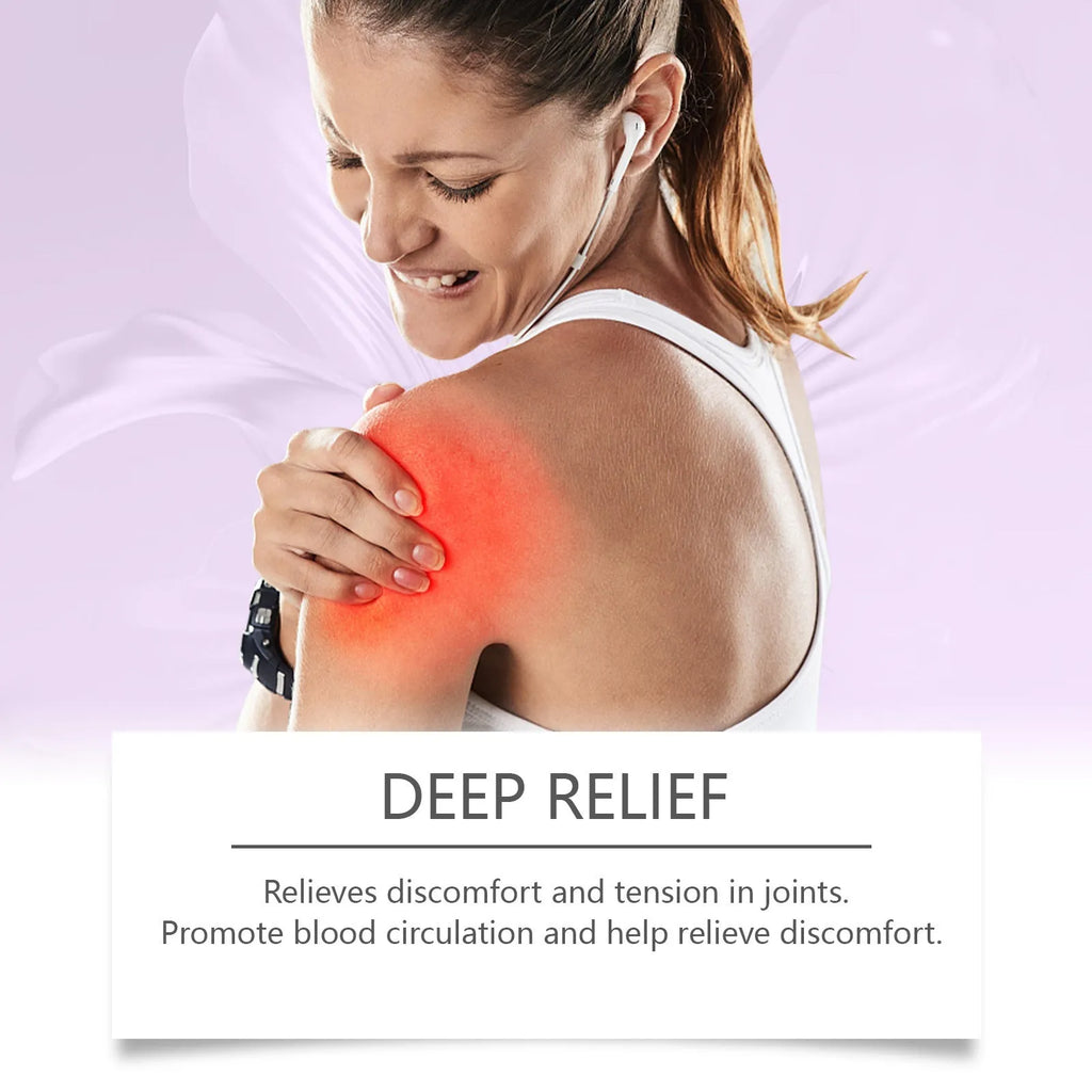 100g tube of joint and muscle massage gel with hyaluronic acid and menthol for knees and elbows.