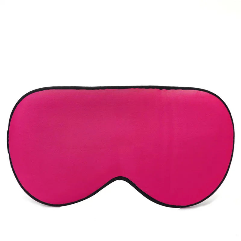 Double-sided mulberry silk eye mask with embroidered design in multiple colour options