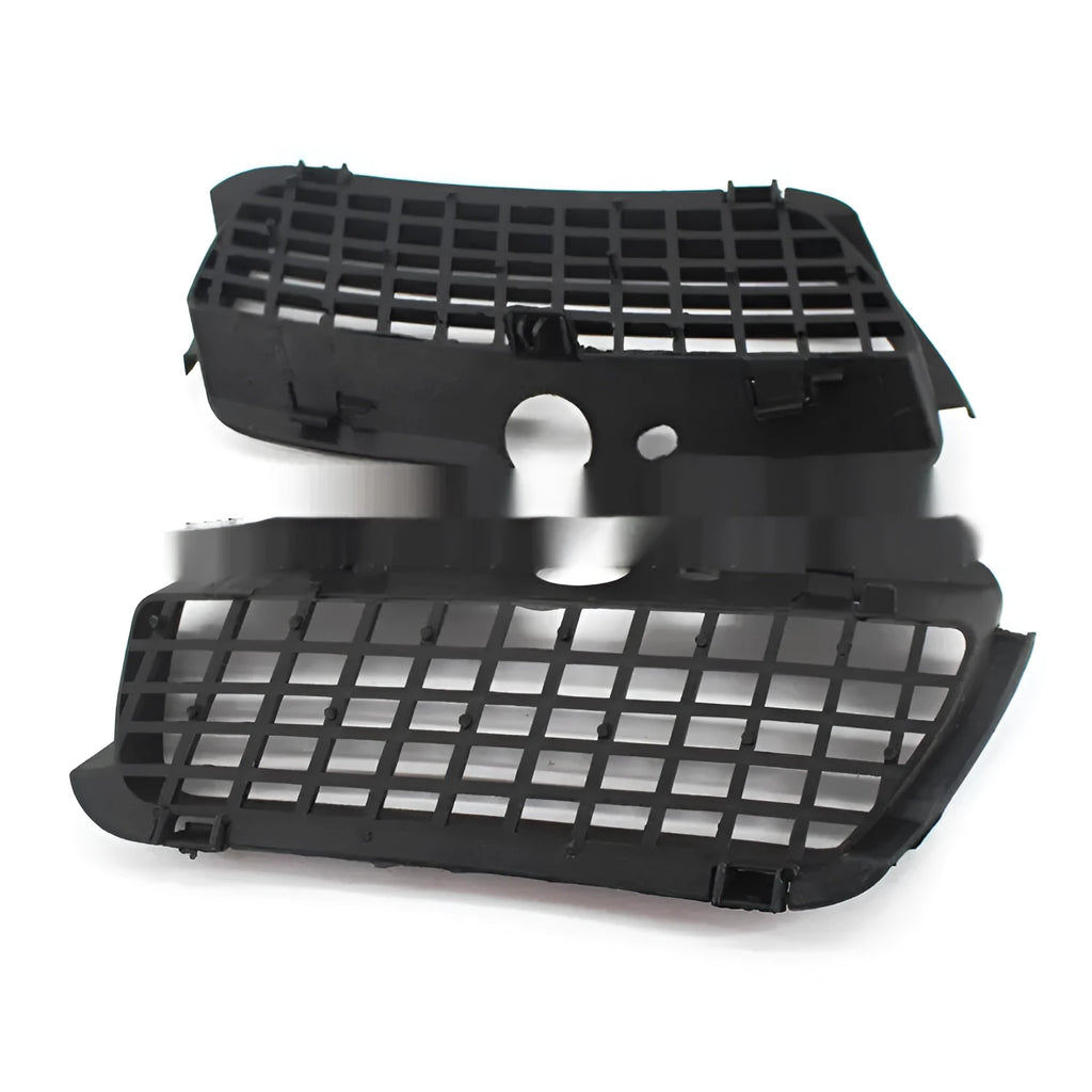 Black ABS plastic fog light cover pair for Volkswagen Golf 3 front bumper.