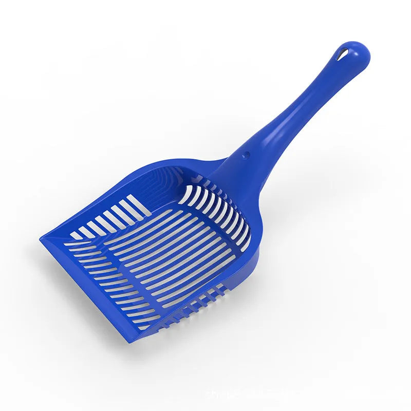Plastic cat litter scoop in red, yellow or blue colour, small or medium size