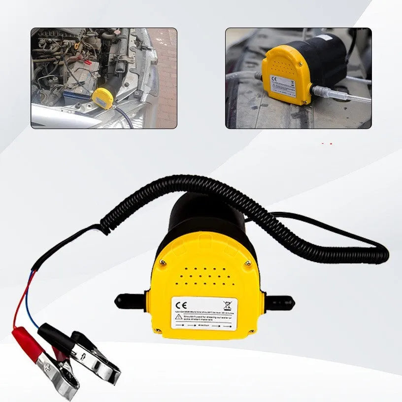 12V electric self-priming oil pump with engineering plastic body for transferring engine oil