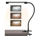 Black or white 26cm USB-powered LED desk lamp with eye protection for study