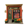 Resin cartoon Christmas house night lamp ornament with small decorative light