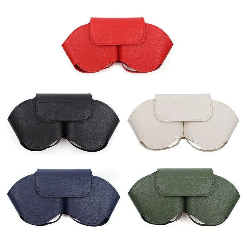 AirPods Max protective leather case in black, red, white, green, and blue colour options