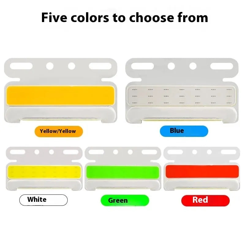 12V or 24V COB LED truck ground tyre side marker light in aluminium housing