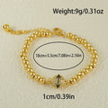 Women's heart-shaped copper bracelet with zircon stones in Arabic style design