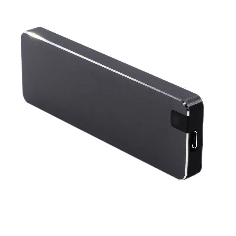 Portable solid state drive with metal enclosure and USB 3.1 interface