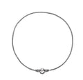 Delicate S925 sterling silver clavicle necklace with a small pendant on a fine chain.