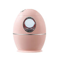 White round aromatherapy humidifier with USB cable and mist spray