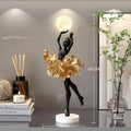 Art girl atmosphere small night lamp ornament in simple modern style with USB charging