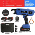 Fully automatic electric steel bar tying machine with rechargeable battery for construction site use