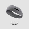 Seamless knitted exercise hair band in Classic Black colour for sports use