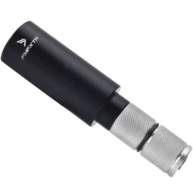 Aluminium alloy mountain bike handlebar extension rod with folding design and adjustable expansion range