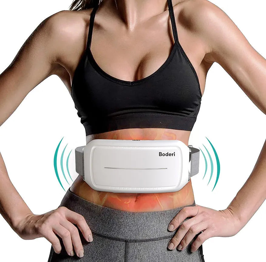 White plastic tummy machine exercise device with adjustable rope straps for abdominal workouts