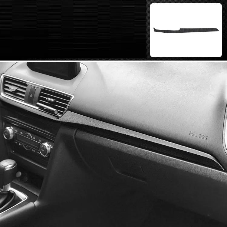 Unksera car interior decorative film sticker kit for centre console, instrument panel, and door handle modification