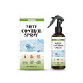 A 120ml bottle of mite control spray for use on mattresses and soft furnishings.